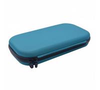 LeeQinersw Étui d'Écouteur de Maternité Boîtier Housse Coffret Pochette Rigide Organisation Interne Moulée Maintien des Accessoires avec Double Fermeture Éclair, Bleu