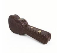 LeeQinersw Étui Guitare Rigide Étui Coffre Housse Mallette Protection Solide avec Doublure Velours Anti-rayures et Finitions Cousues Structure Bois Pu Ferrures, 41 Pouces