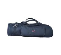 LeeQinersw Étui pour trompette à trois clés, housse protection portable, sac bandoulière pour le transport, les spectacles sur scène et, Noir