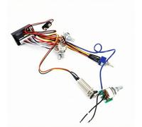LeeQinersw Faisceau Câblage Fiable Instrument | Pré-Câblé, Circuit Prise Jack, Rapi, Kit Câblage Potentiomètres, Guitaristes, Luthiers