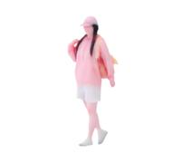 LeeQinersw Figurine Cool Girl Au 1/64, Accessoire de Décor Ferroviaire et de Film de Collection