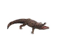 LeeQinersw Figurine Crocodile à Usage Domestique, Modèle éducatif de 12,8 Pouces pour Enfants, Brun