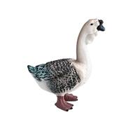 LeeQinersw Figurine d'animal de ferme miniature, jouet éducatif et original, à poser sur une table, à offrir ou à dans une bibliothèque, Oie Multicolore
