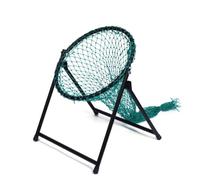 LeeQinersw Filet d'Entraînement de Golf Filet Chipping Pratique Cible Circulaire Angle Réglable Cadre Acier Maille Nylon Stable Récupération des Balles Adapté à