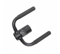 LeeQinersw Fitness Handle Bar Poignée de Tirage Accessoire pour Barre de Rame Musculation Double Poignée Antidérapante en Acier et Mousse pour Exercices Du Haut