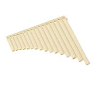 LeeQinersw Flûte Pan à 16 Tubes Léger Flûte Pastorale pr Débutan, Adultes, Beige