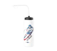 LeeQinersw Gour avec Paille Cylindrique | Réutilisable, Bouteille Sport avec Paille Longue, Pratique, pour Entraînement, Cyclisme