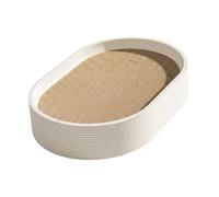 LeeQinersw Griffoir pour Chat, équipement de Jeu D'intérieur, Accessoires pour Animaux de Compagnie, Lieu de Couchage, pour Chats de Petite et, Blanc