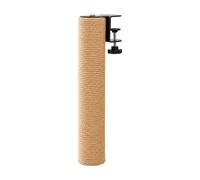 LeeQinersw Griffoir Vertical Pince Fixation Robuste Griffoir Cylindrique en Corde Sil Réglable pr Cha, Appartement, Naturel, Horizontal