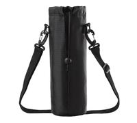 LeeQinersw Housse Thermique pour Bouteille d'eau avec Pochette de Transport pour La Randonnée, Noir