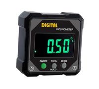 LeeQinersw Inclinomètre Numérique Mesureur D'Inclinaison Jauge D'Angle Digitale Niveau de Précision avec Protection IP54 Convenable pour Une Utilisation En Extér, Jaune