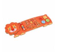 LeeQinersw Jeu d'apprentissage pour Enfants Tableau d'Activité Murale Jouet Éducatif en Bois Puzzle d'Éveil Motricité Fine Apprentissage des Formes et des, Jeu Mural Lion