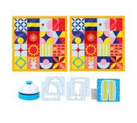LeeQinersw Jeu d'Association pour Enfants Jeu Familial Cartes Illustrées Apprentissages Précoces Cloche d'Appel Réponses Rapides Compréhension Facile Interaction, D15-Maître Tailleur Avancé 0.45