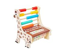 LeeQinersw Jeu de Mathématiques éducatif avec Boulier En Bois pour Filles et Garçons de 2, 3, 4, 5 et 6 Ans