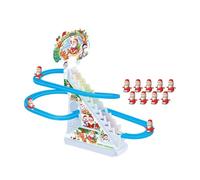 LeeQinersw Jouet D'escalade Père Noël - Toboggan D'escalier - Cadeau de Noël