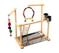 LeeQinersw Jouets pour Perroquets, Perroquet, Jouets d'exercice, Paramount, Perchoir de Jeu pour Oiseaux, Studio de Fitness pour Perruches, Pinsons, Aras