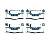 LeeQinersw Kit de Montage pour Galerie de Toit, Fixation pour Véhicule et Fourgonnette, 4 Pièces