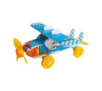 LeeQinersw Kit de planeur monoplan à monter soi-même, matériel fait main, équipement d'assemblage d'expériences, projet pour enfants, kit scientifique à