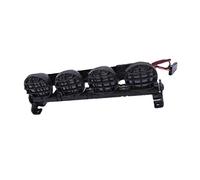 LeeQinersw Lampe de Toit à Barre Lumineuse 4 LED, pour Voiture Télécommandée D90 D91 D99S 1:10 1:12, Un noir