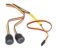 LeeQinersw LED Lamp Headlights for 1:10 Scale RC Rock Crawler Cars Upgrade Accessories