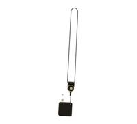 LeeQinersw Ligne de Harcèlement de Perroquet 210cm pour L'entraînement et La Marche avec La Chaîne de Pieds pour Les Oiseaux, Noir