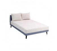 LeeQinersw Lit de Maison de Poupée Miniature Lit Couchage Sommier Oreillers en Bois et Textile pour Mobilier de Figurines à l'Échelle 1 12 Adapté aux Mises en Scène Vitrines Chambres de Poupées