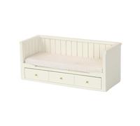 LeeQinersw Lit de Maison de Poupée Miniature Lit Meuble Cadre Structure Classique avec Lattes Intérieures et Finition Type Mobilier Matelas Inclus Adapté aux, Blanc