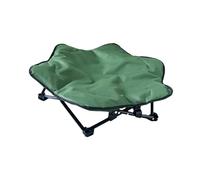 LeeQinersw Lit Pliable pour Chien, Facile à Nettoyer, Coussin pour Animaux, Surmatelas surélevé pour Chats et Chiens, Lit Amovible pour Animaux de Compagnie, Green L