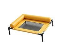 LeeQinersw Lit surélevé Respirant et Polyvalent pour Chien avec Coussin, Idéal pour Les Animaux de Compagnie, M 66cmx45cmx17cm