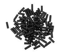 LeeQinersw Lot de 100 Embouts de Câbles de Vélo, Tube de Conduite à Vitesse Variable avec un Diamètre Intérieur de 4 mm pour Boîtier de Vélo