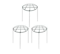 LeeQinersw Lot de 3 Cages et Treillis pour Pivoines, Structure Grimpante, Montage Facile, Cadre en Métal, Supports pour Plantes Potagères et de Jardin, 35 x 45 cm