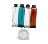 LeeQinersw Lot de 4 Flacons de Titrage Robustes pour Aquarium d'eau de Mer Plantée
