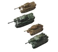 LeeQinersw Lot de 4 Maquettes de Véhicules à L'échelle 1/144 à Assembler Soi-même pour Enfants et Collectionneurs, Style A