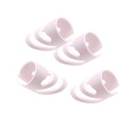 LeeQinersw Lot de 4 Médiators pour Guitare Acoustique, Onglets, Médiators pour Pouce, Accessoires de Slide Réglables, Matériau Métallique, Adaptés Au Banjo, L