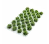 LeeQinersw Lot d'herbe Factice en Nylon avec Feuille 39 Pièces pour Maquettes Train Décors Miniatures Dynamiques et Projets Loisirs, Vert Printemps