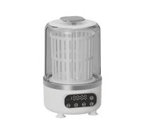 LeeQinersw Machine à Laver Portable Mini Lave-linge Compact Appareil de Lessive sans Fil Laveuse de Comptoir Panier Amovible Hygiénique Commande par Boutons, Argent