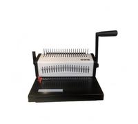 LeeQinersw Machine Perforation Reliure Manuel Machine à Relier 21 Réglable Relieur Livres pr Professionnels, Travail Administratif n