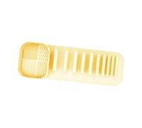 LeeQinersw Makeup Brush Séchage du support Drain Stand Brosse de dents Porte-crayon pour crayon pour la vanité, Jaune