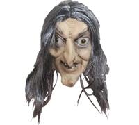 LeeQinersw Masque Sorcière Nez Menton Réaliste Masque Sorcière En 3D Confortable Acsoire Déguisement pr Jeux D'évasion
