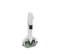 LeeQinersw Modèle de Fusée Spatiale 1/200, Collection éducative Décorative avec Base pour Bureau