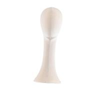 LeeQinersw Modèle de tête de mannequin, manne-tête bijoux de coiffure outil de coiffure écharpe stand stand de stockage de rangement de stockage pour, Cou Long Beige