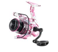 LeeQinersw Moulinet de Pêche Roulements Frein Poignée Métallique Rotation Continue Gestion de Ligne Maîtrisée Frein 14kg Adapté à Carnassier Carpe Sorties du, Moulinet De Pêche S5-3000