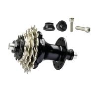 LeeQinersw Moyeu de Vélo Arrière Pignon Cassette Construction Robuste Aluminium et Acier 5 Vitesses 9-11-13-15-18T 4 Roulements 20 Trous pour Freins en V Pliants Adapté aux Déplacements Balades