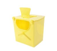 LeeQinersw Nidification pour Les Oiseaux Perrot House Hideout Cage Accessoires pour Les Conures et La Pochette, Jaune
