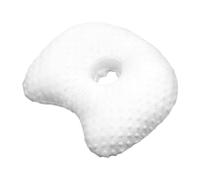 LeeQinersw Oreiller pour Piercing D'Oreille Coussin de Repos Protège-oreille de Oreiller de Soutien Portable En Velours Doux Adapté pour La Maison Le Trav, Blanc