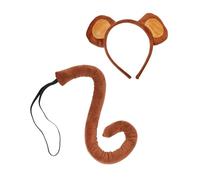 LeeQinersw Oreilles de singe et jeu de queue, longue queue, pour la dégradation du carnaval de performance de scène