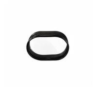 LeeQinersw Organiseur d'Écouteurs Étui Rangement Câbles Pochette Accessoires Boîtier Électronique en PVC Imperméable Coque Claire pour Voir Chargeurs et Fils de, Noir, sans Crochet