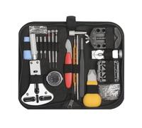 LeeQinersw Outil Réparation Montre Kit Outils Montre Coffret Horloger Ouvre-boîte Chasse-goupille Acier Inoxydable avec Étui Zippé et Supports Adapté aux Bricoleurs Professionnels Atelier, Style to 1