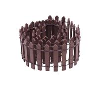 LeeQinersw Panneau Clôture Miniature | Robuste, Clôture Miniature en Bois, Stable, pr Vig Décoratives, Marron