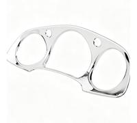 LeeQinersw Panneau de Tableau de Bord Instrumentation Bezel Entourage Trim pour GL1800 2001-2011 en Plastique Argent Réfléchissant Forme Courbée avec